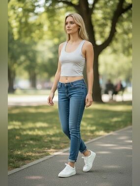 Reebok White Tank Top